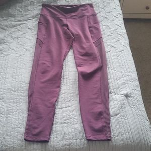 Purple old navy high waisted workout pants
